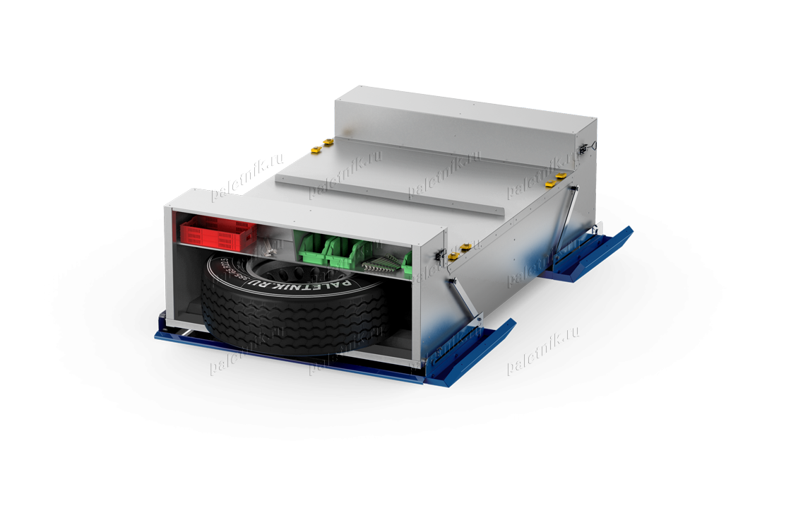 Укороченный паллетный ящик, плюс ящик инструментальный _VRZ_1500 Укороченный паллетный ящик, плюс ящик инструментальный _VRZ_1500